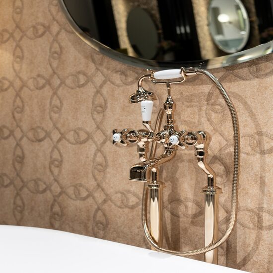 Devon & Devon tapet baie Knot Cream Antique Gold