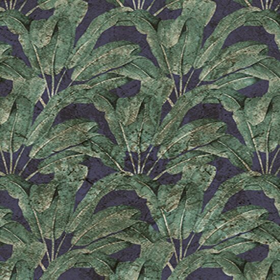 Devon & Devon tapet baie Leaf Sage Gold Leaf 