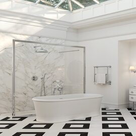  Devon & Devon Celine cada freestanding stil clasic compozit white tec  