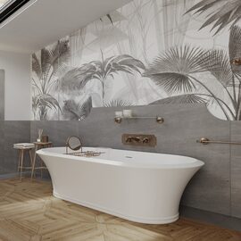  Devon & Devon Kalos cada freestanding stil clasic compozit white tec 