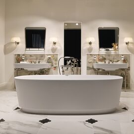  Devon & Devon Dove cada freestanding stil clasic compozit white tec plus 