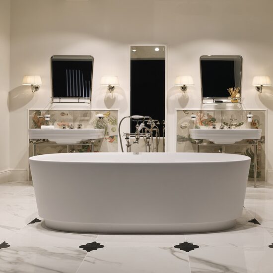  Devon & Devon Dove cada freestanding stil clasic compozit white tec plus 