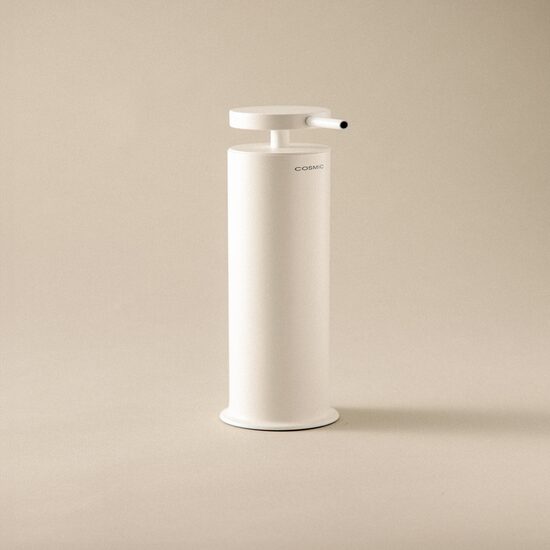Cosmic Geyser Dozator sapun freestanding alb mat  