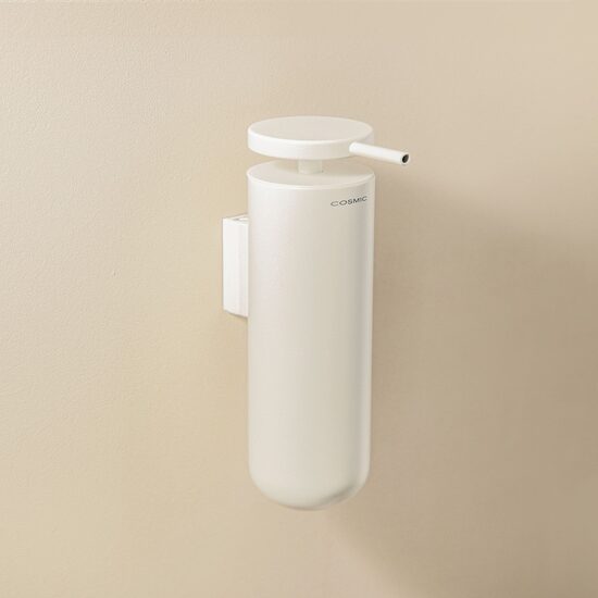 Cosmic Geyser Dozator sapun perete alb mat 