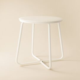 Cosmic Geyser Taburet baie alb mat 