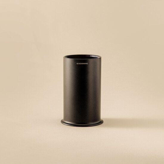 Cosmic Geyser Suport periute dinti freestanding negru mat