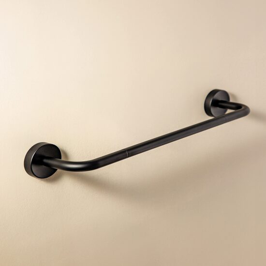 Cosmic Geyser Suport prosop baie 40 cm negru mat
