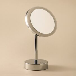 Cosmic Essentials Oglinda cosmetica led freestanding inox lucios 
