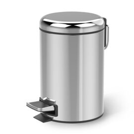 Decor Walther Basic Cos de gunoi cu pedala inox lucios 