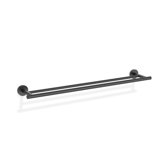 Decor Walther Basic Suport prosop dublu 65 cm negru mat
