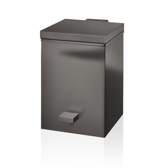 Decor Walther Brick Cos de gunoi cu pedala negru mat 