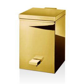 Decor Walther Brick Cos de gunoi cu pedala auriu