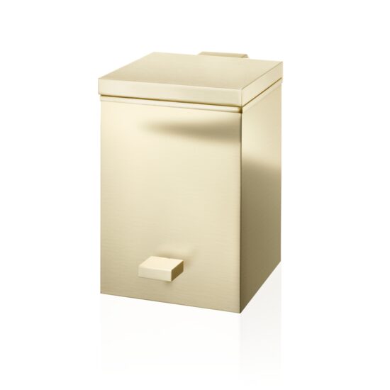 Decor Walther Brick Cos de gunoi cu pedala auriu mat