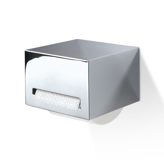 Decor Walther Brick Suport hartie igienica cu capac crom 