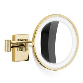 Decor Walther Classic Oglinda cosmetica led perete auriu 24K