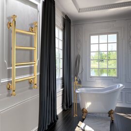 Margaroli Capitelli 2-942 J calorifer portprosop vertical  hidraulic auriu 