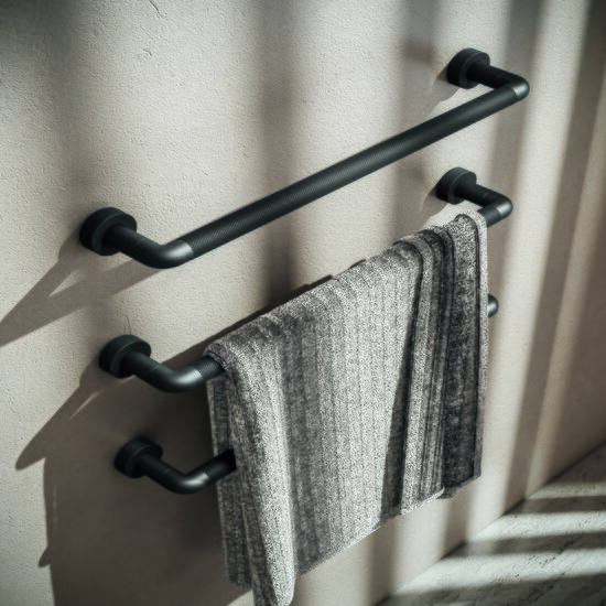 Margaroli Luce 521 calorifer portprosop electric nichel negru periat decorat mat