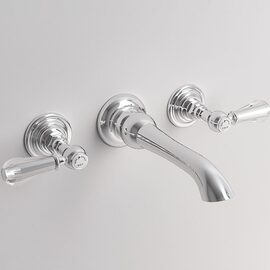 Park Avenue Beatrice baterie lavoar clasica incastrata perete 3 module crom 