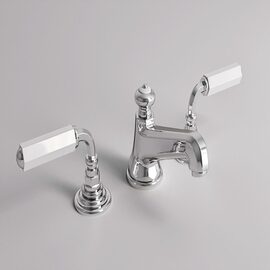 Park Avenue Dark White baterie lavoar 3 module crom 