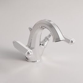 Park Avenue Dark White baterie lavoar crom 