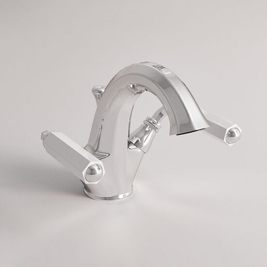 Park Avenue Dark White baterie lavoar crom 