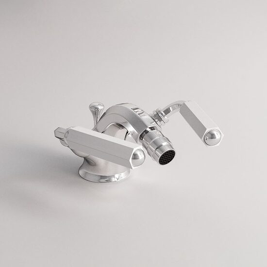 Park Avenue Dark White baterie bideu crom 