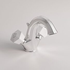 Park Avenue Bianca baterie lavoar crom 