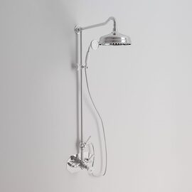 Park Avenue Bianca Coloana dus termostatata crom  