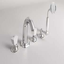 Park Avenue Bianca  baterie montaj pe cada crom 