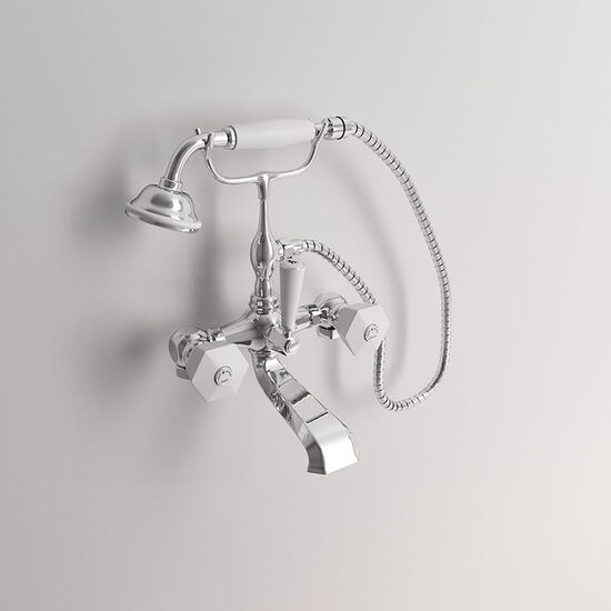 Park Avenue Bianca baterie cada freestanding crom 