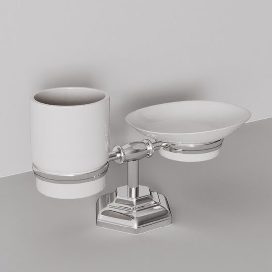 Park Avenue Waldorf Suport periute dinti + savoniera freestanding