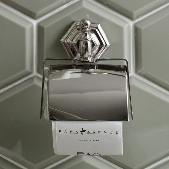 Park Avenue Waldorf Suport hartie igienica cu capac crom