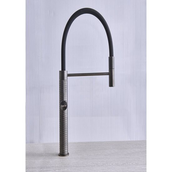 Foster Skin baterie bucatarie extractibila 1 jet gun metal satinat 