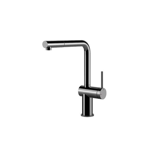 Foster Iota baterie bucatarie extractibila 1 jet gun metal satinat