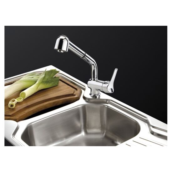 Foster S1000-Z85  baterie bucatarie 1 jet crom satinat 