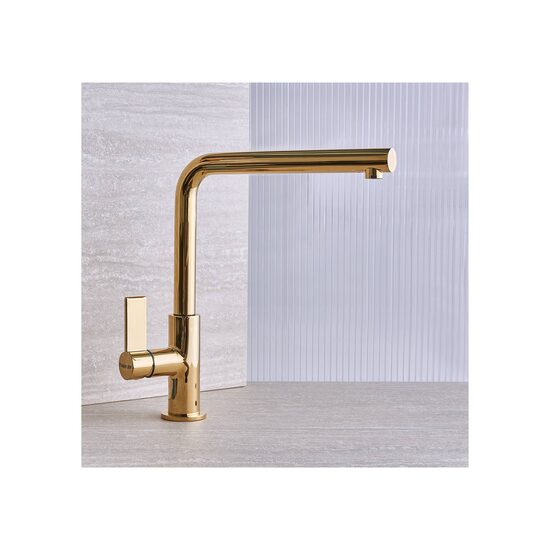 Foster Omega  baterie bucatarie 1 jet auriu satinat 