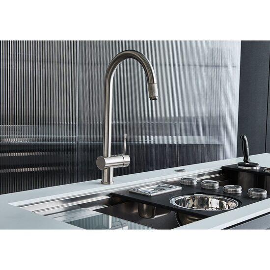 Foster Volta  baterie bucatarie 1 jet inox satinat 