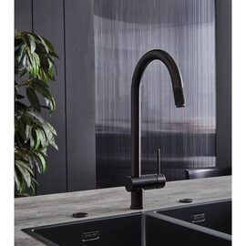 Foster Volta  baterie bucatarie 1 jet gun metal satinat 