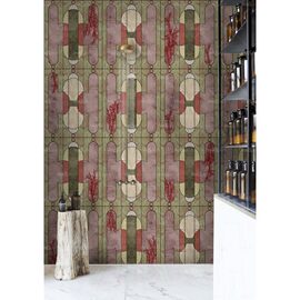 Wall&decò tapet baie Cabinet de curiosite