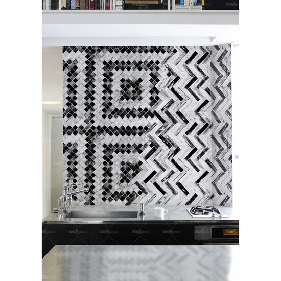 Wall&decò tapet baie Criss-cross