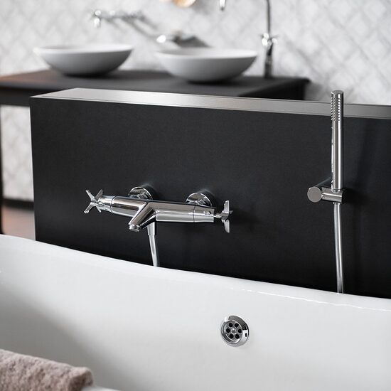 Ramon Soler Adagio baterie cada termostatata cu accesorii dus crom