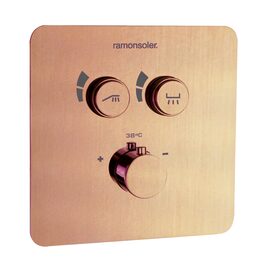 Ramon Soler Rs Smart corp dus incastrat termostatat 2 cai cupru periat 